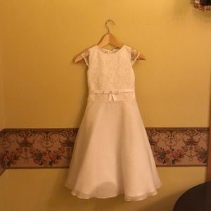 Little girls white dress